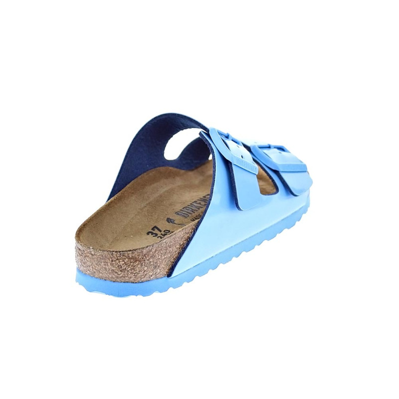 Sandalias Birkenstock zapatos Mujer modelo Arizona Celeste Azul 
