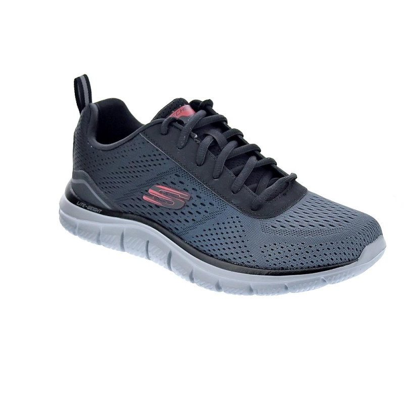Zapatillas Skechers zapatos Hombre modelo Track Ripkent Negro Cordón