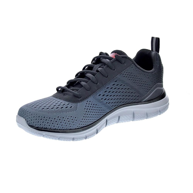 Zapatillas Skechers zapatos Hombre modelo Track Ripkent Negro Cordón