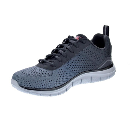 Zapatillas Skechers zapatos Hombre modelo Track Ripkent Negro Cordón