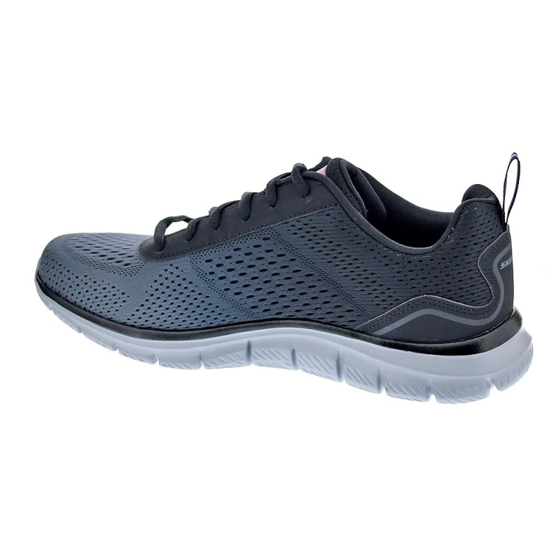 Zapatillas Skechers zapatos Hombre modelo Track Ripkent Negro Cordón