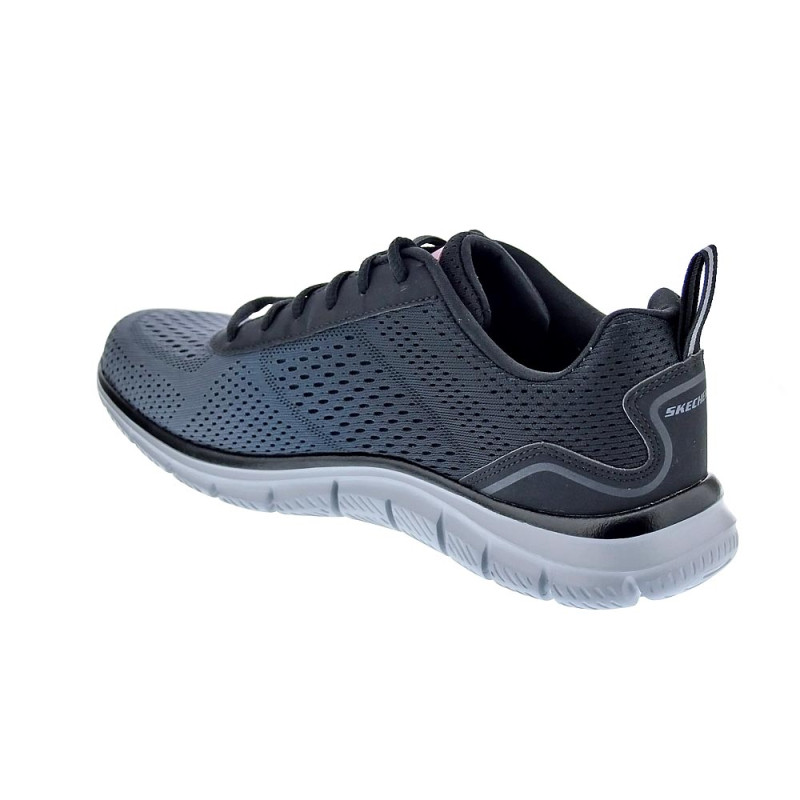 Zapatillas Skechers zapatos Hombre modelo Track Ripkent Negro Cordón