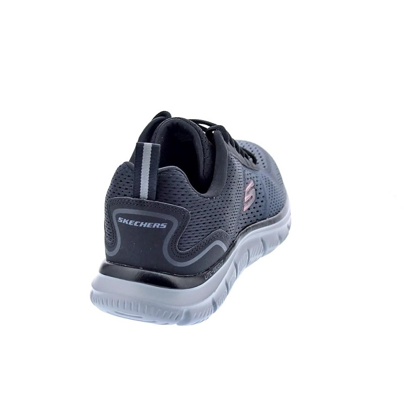 Zapatillas Skechers zapatos Hombre modelo Track Ripkent Negro Cordón