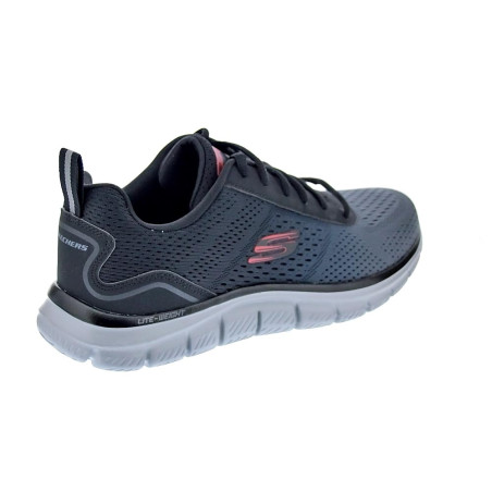 Zapatillas Skechers zapatos Hombre modelo Track Ripkent Negro Cordón