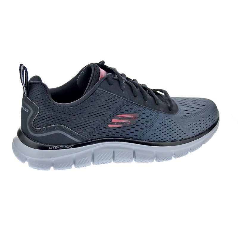 Zapatillas Skechers zapatos Hombre modelo Track Ripkent Negro Cordón