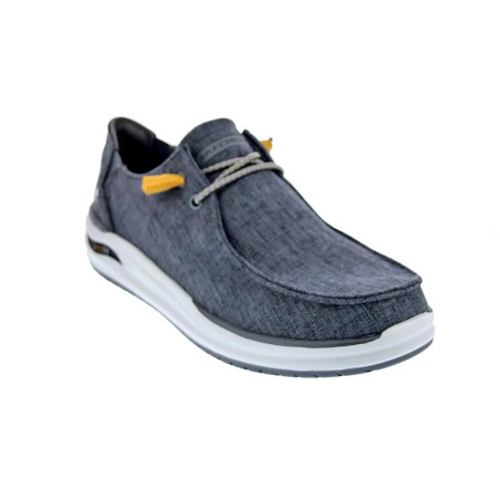 Mocasines Skechers zapatos Hombre modelo Arch Fit Gris 