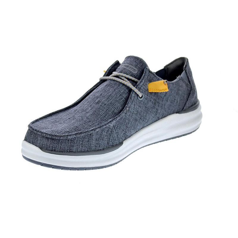 Mocasines Skechers zapatos Hombre modelo Arch Fit Gris 