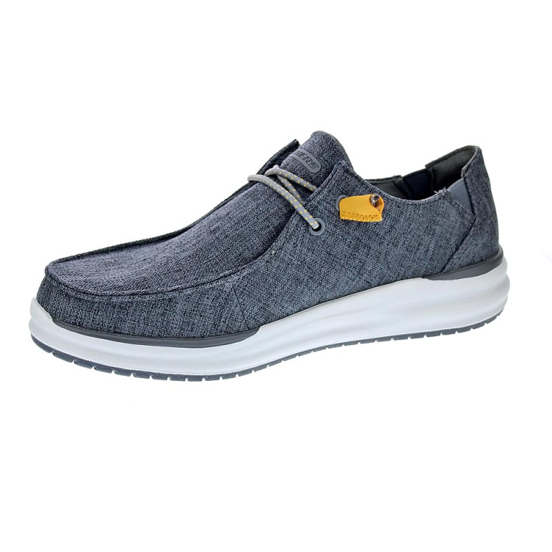 Mocasines Skechers zapatos Hombre modelo Arch Fit Gris 