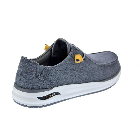 Mocasines Skechers zapatos Hombre modelo Arch Fit Gris 