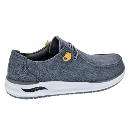 Mocasines Skechers zapatos Hombre modelo Arch Fit Gris 