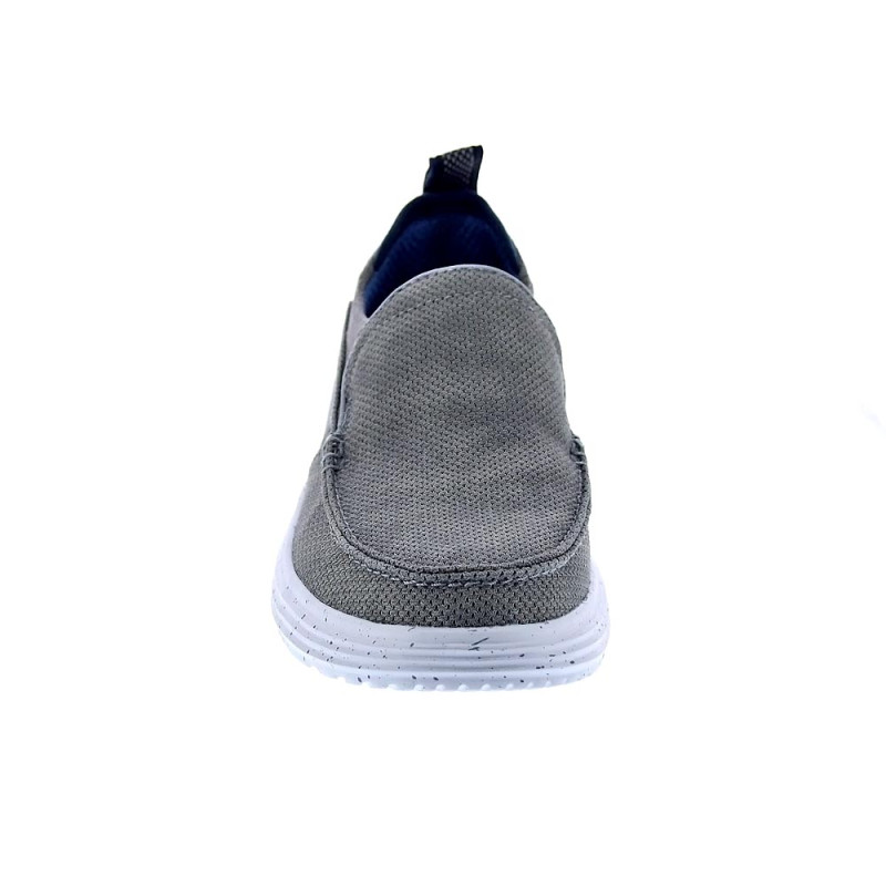 Mocasines Skechers zapatos Hombre modelo Moc Toe Gris Elástico