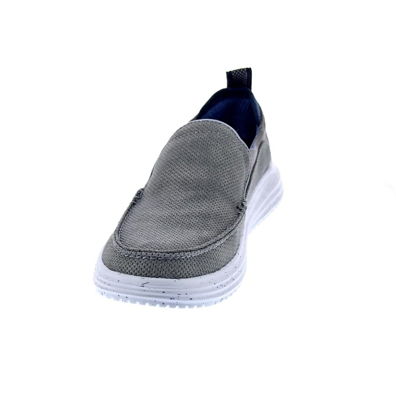 Mocasines Skechers zapatos Hombre modelo Moc Toe Gris Elástico