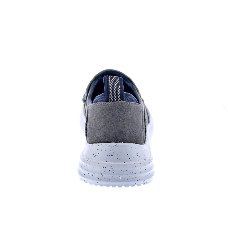 Mocasines Skechers zapatos Hombre modelo Moc Toe Gris Elástico