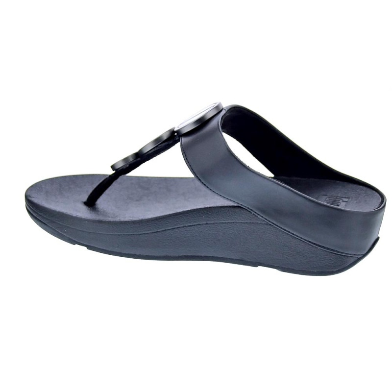 Sandalias FitFlop zapatos Mujer modelo Halo Metallic Negro 