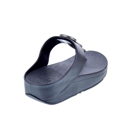 Sandalias FitFlop zapatos Mujer modelo Halo Metallic Negro 