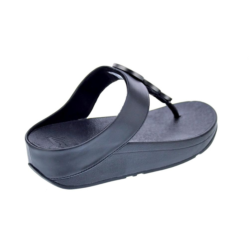 Sandalias FitFlop zapatos Mujer modelo Halo Metallic Negro 