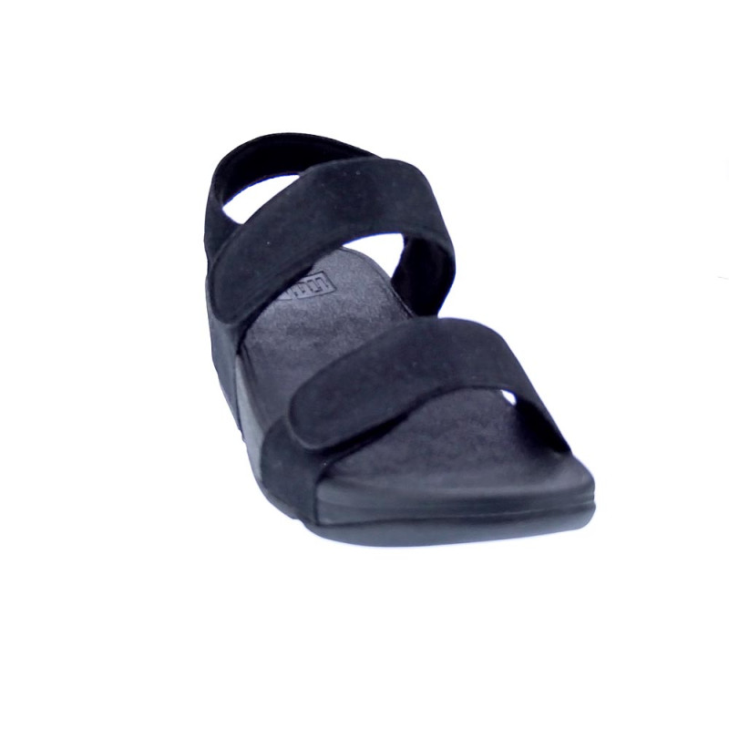 Sandalias FitFlop zapatos Mujer modelo Lulu Adj Shimmerlux Negro 