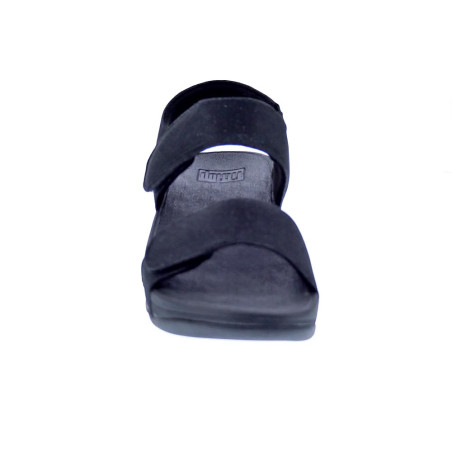 Sandalias FitFlop zapatos Mujer modelo Lulu Adj Shimmerlux Negro 