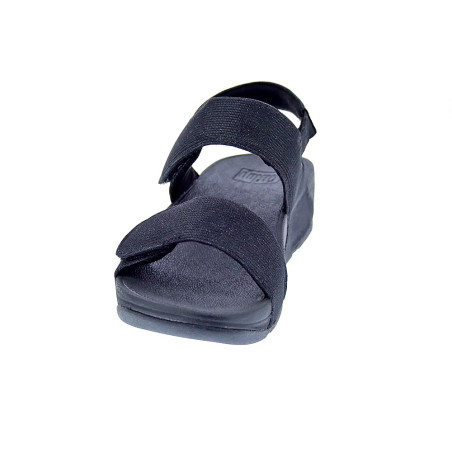 Sandalias FitFlop zapatos Mujer modelo Lulu Adj Shimmerlux Negro 