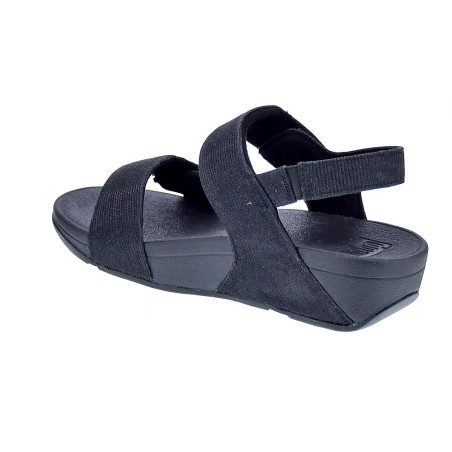 Sandalias FitFlop zapatos Mujer modelo Lulu Adj Shimmerlux Negro 