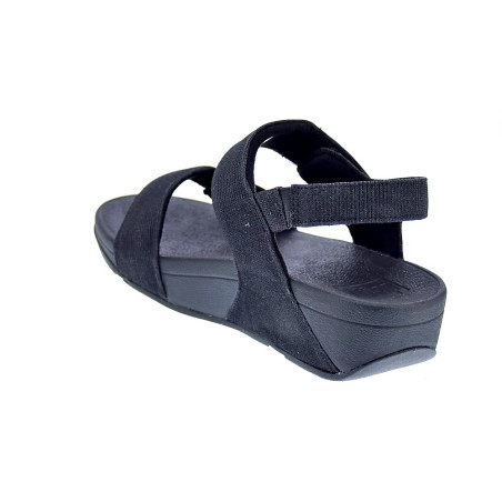 Sandalias FitFlop zapatos Mujer modelo Lulu Adj Shimmerlux Negro 
