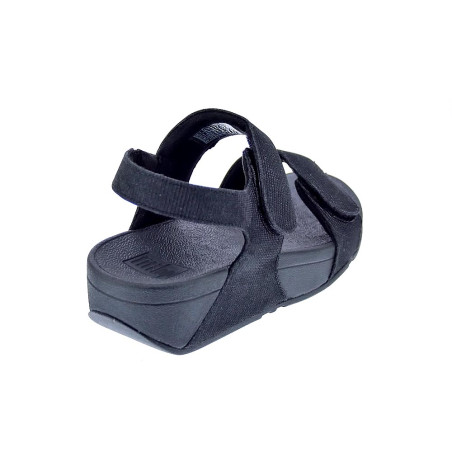 Sandalias FitFlop zapatos Mujer modelo Lulu Adj Shimmerlux Negro 