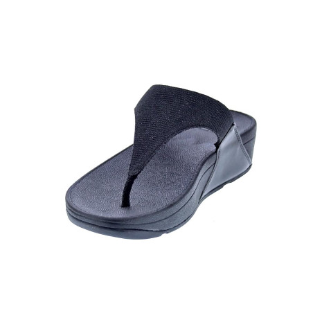 Sandalias FitFlop zapatos Mujer modelo Lulu Shimmerlux Negro 