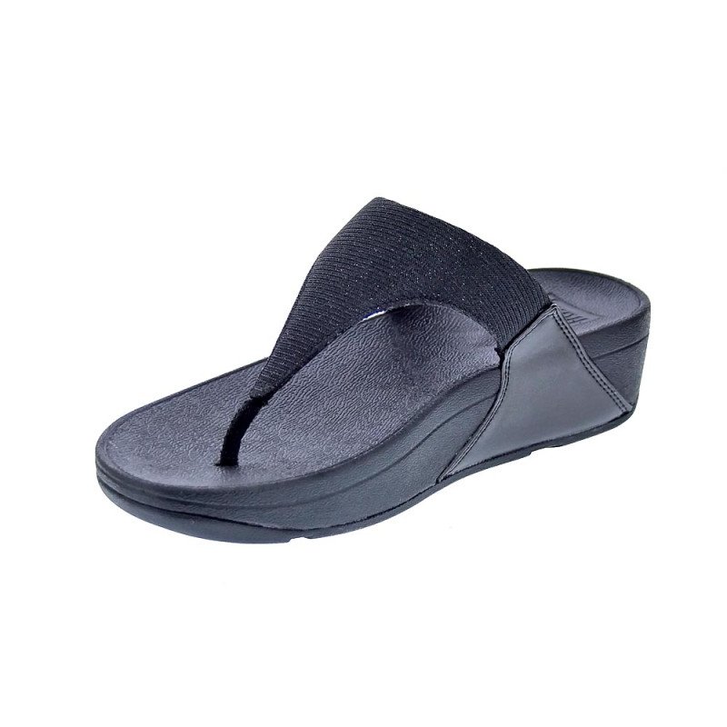 Sandalias FitFlop zapatos Mujer modelo Lulu Shimmerlux Negro 