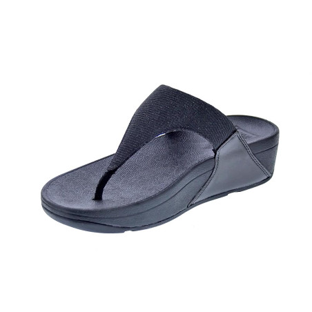Sandalias FitFlop zapatos Mujer modelo Lulu Shimmerlux Negro 