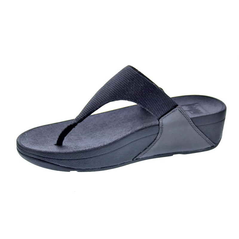 Sandalias FitFlop zapatos Mujer modelo Lulu Shimmerlux Negro 