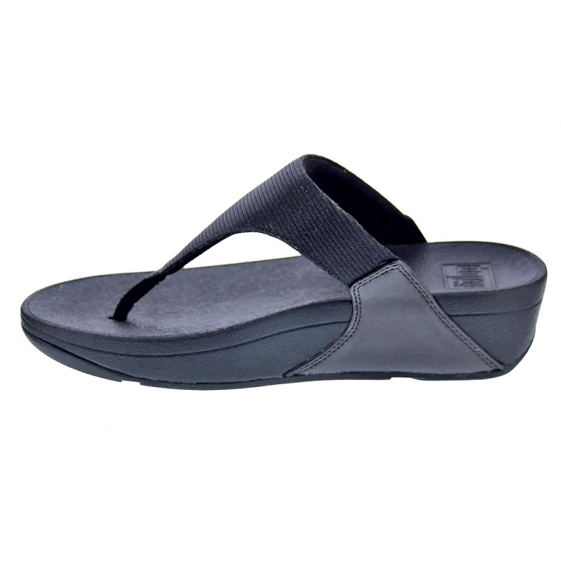 Sandalias FitFlop zapatos Mujer modelo Lulu Shimmerlux Negro 