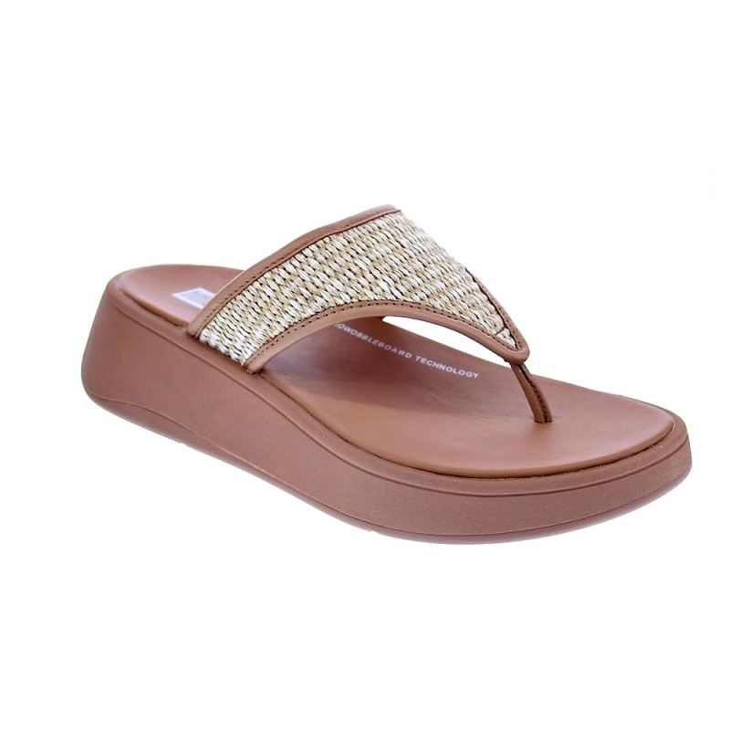 Sandalias FitFlop zapatos Mujer modelo Mode Wo Raf Marrón 