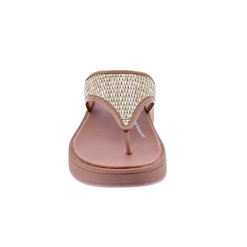 Sandalias FitFlop zapatos Mujer modelo Mode Wo Raf Marrón 