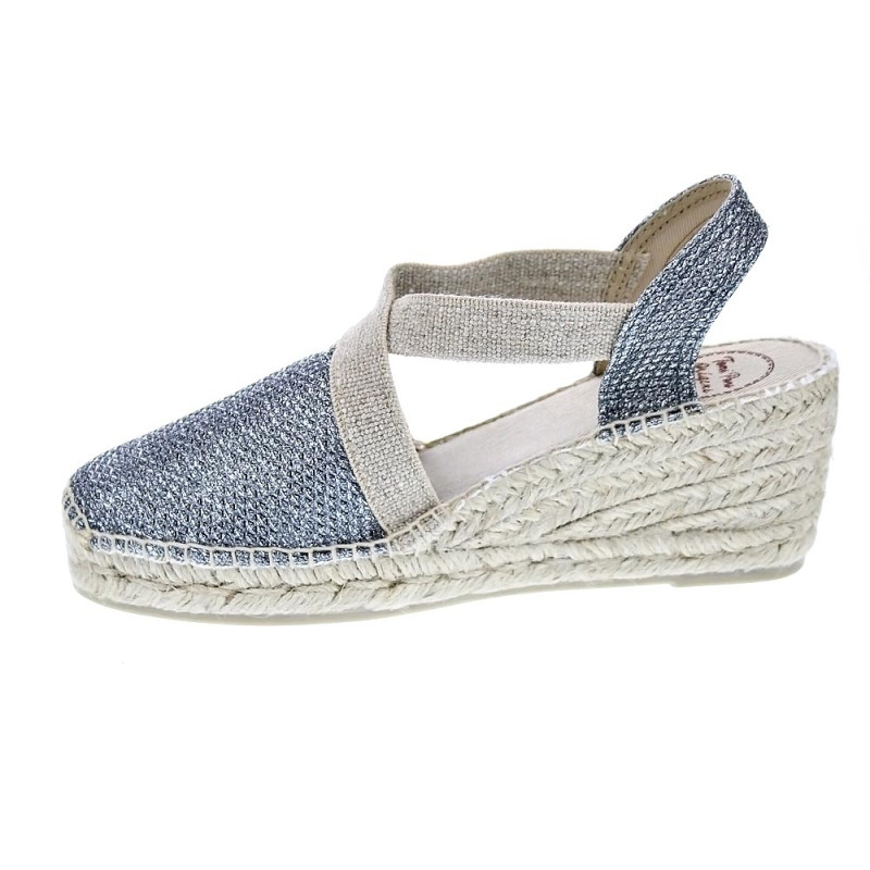 Alpargatas Toni Pons zapatos Mujer modelo Tritonq Gris 