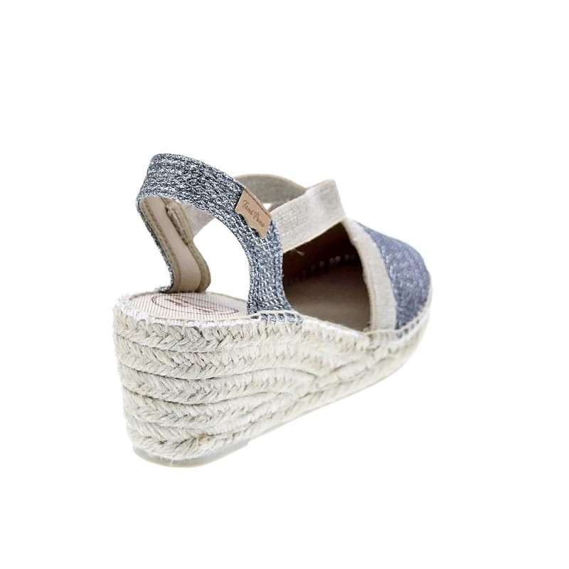 Alpargatas Toni Pons zapatos Mujer modelo Tritonq Gris 