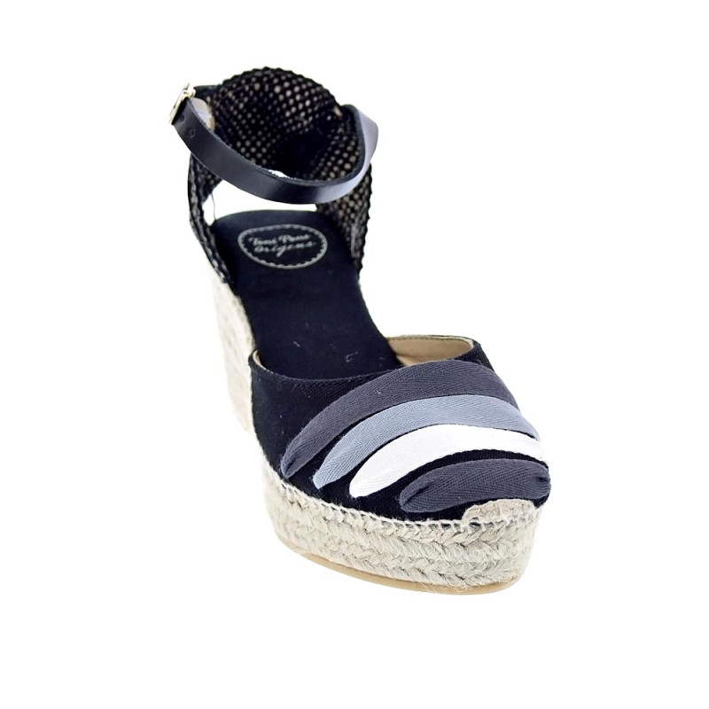 Alpargatas Toni Pons zapatos Mujer modelo Lola Ne Negro 