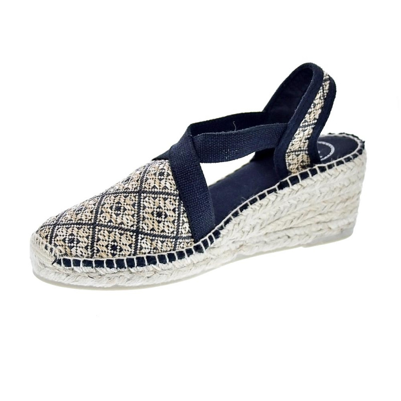 Alpargatas Toni Pons zapatos Mujer modelo Terra Negro 