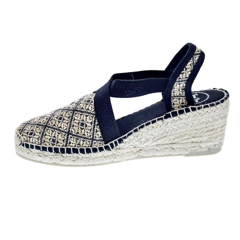 Alpargatas Toni Pons zapatos Mujer modelo Terra Negro 