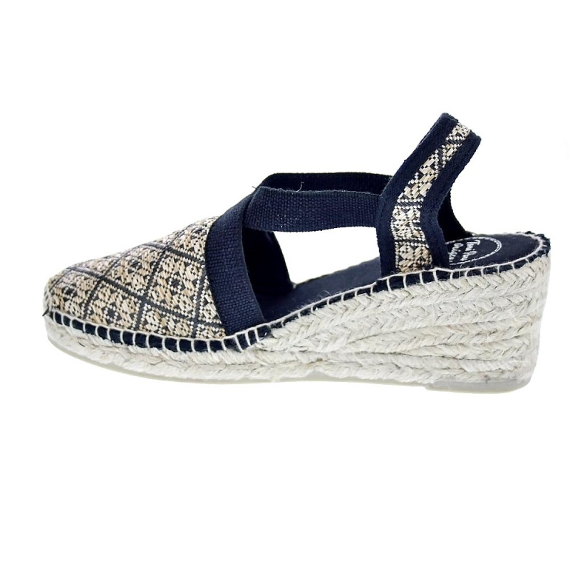 Alpargatas Toni Pons zapatos Mujer modelo Terra Negro 