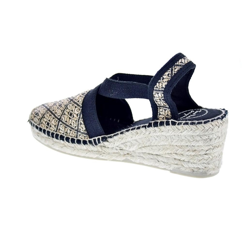 Alpargatas Toni Pons zapatos Mujer modelo Terra Negro 