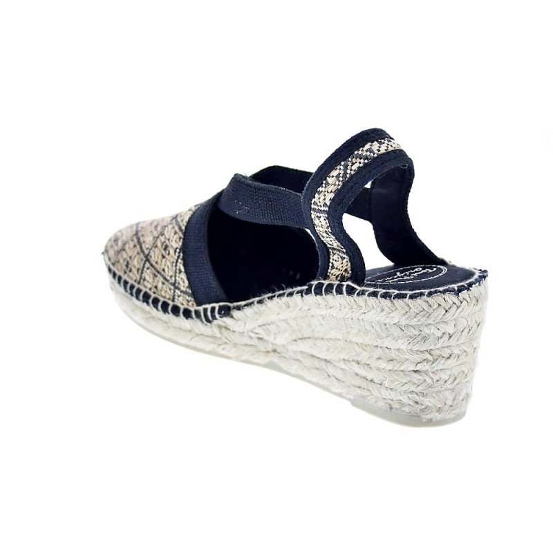 Alpargatas Toni Pons zapatos Mujer modelo Terra Negro 