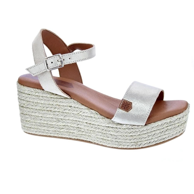 Sandalias Popa zapatos Mujer modelo Camerun Beige 