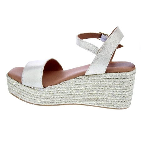 Sandalias Popa zapatos Mujer modelo Camerun Beige 