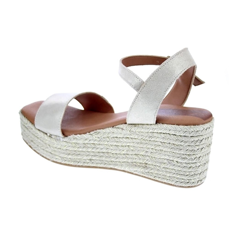 Sandalias Popa zapatos Mujer modelo Camerun Beige 