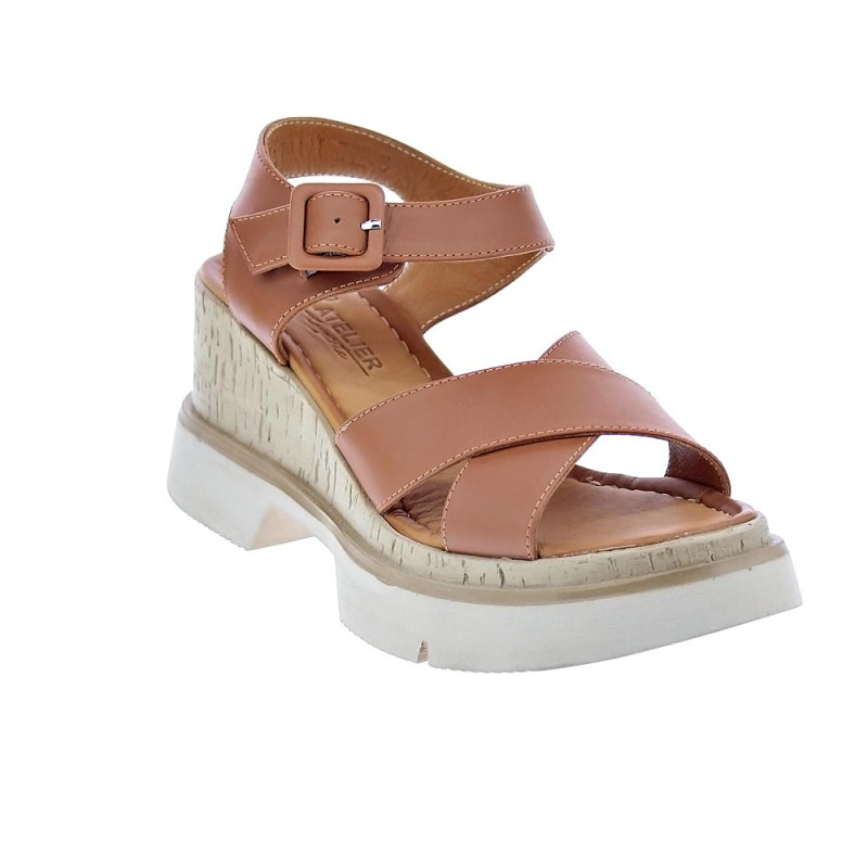 Sandalias La Pinta zapatos Mujer modelo LP0000402 Marrón 