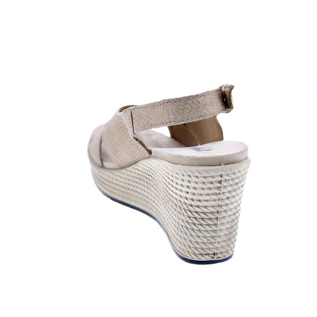 Sandalias Imac zapatos Mujer modelo 357830 Beige 