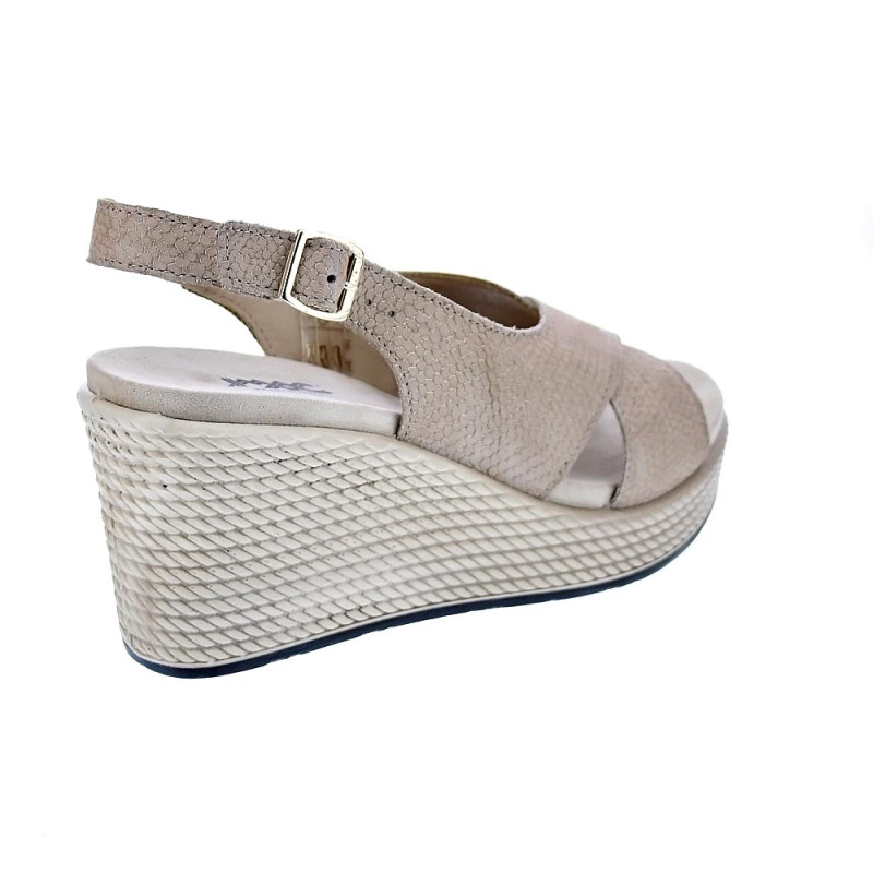 Sandalias Imac zapatos Mujer modelo 357830 Beige 