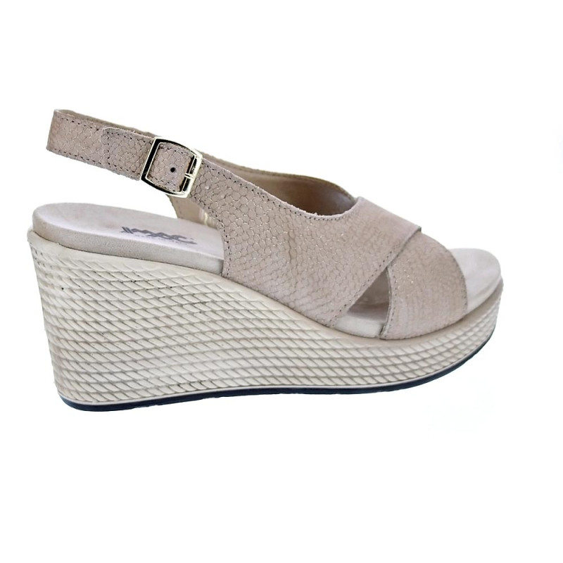 Sandalias Imac zapatos Mujer modelo 357830 Beige 