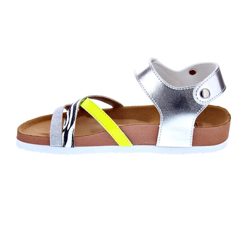 Sandalias Gioseppo zapatos Niña modelo 68061 Plata 