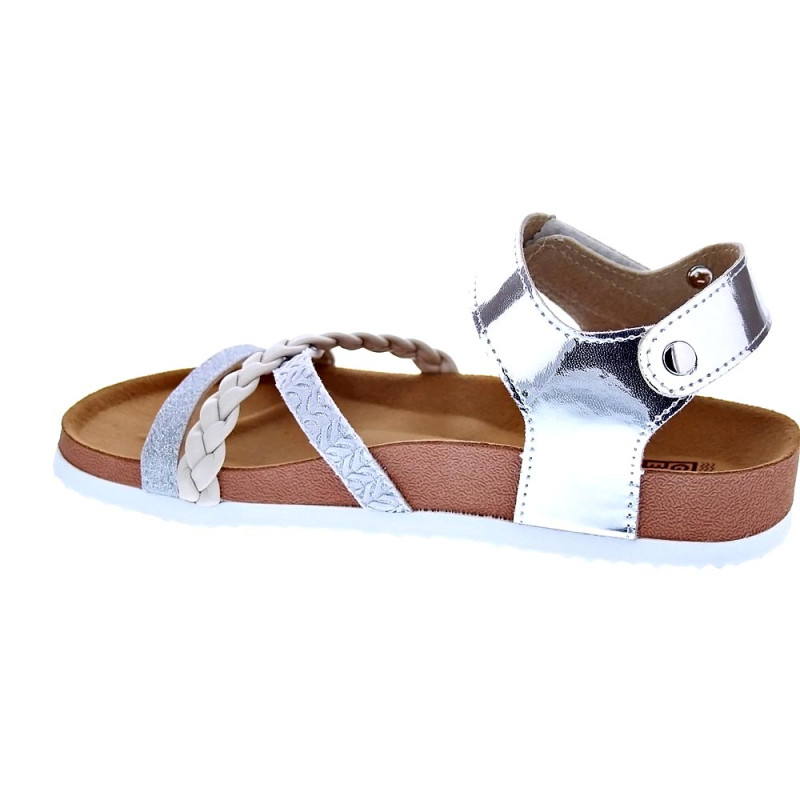 Sandalias Gioseppo zapatos Niña modelo 68069 Plata 